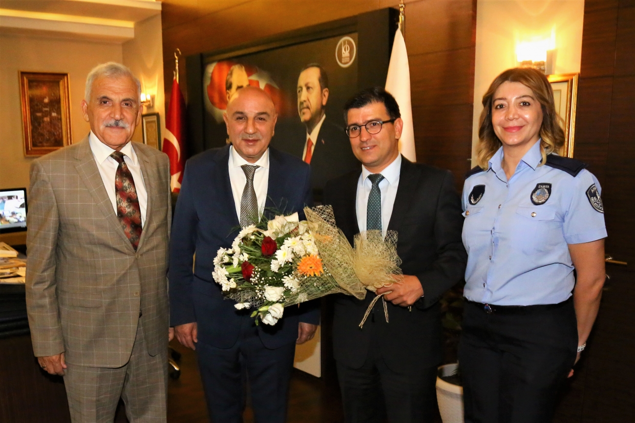 ankara buyuksehir belediyesi ve belediyemiz zabitalari makama ziyareti kecioren belediyesi