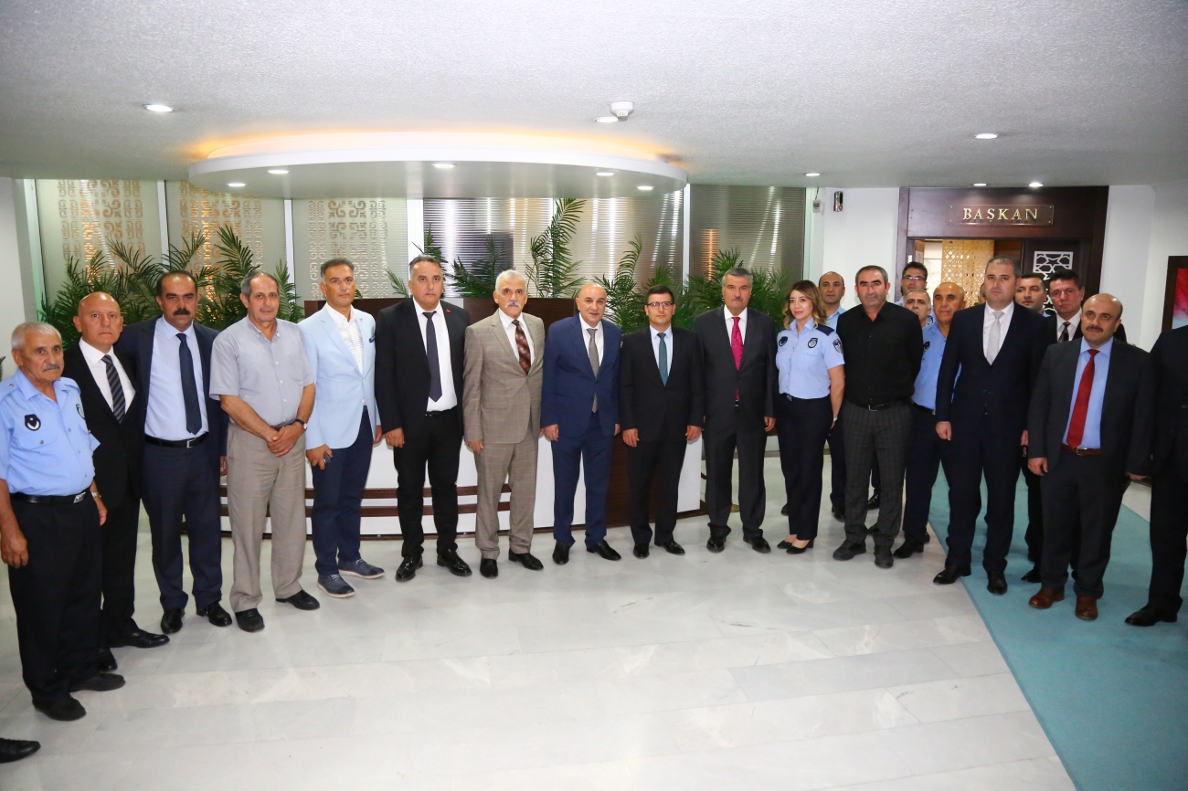 Ankara Buyuksehir Belediyesi Ve Belediyemiz Zabitalari Makama Ziyareti Kecioren Belediyesi