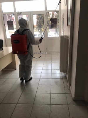 KORONAVİRÜS İLE MÜCADELE KAPSAMINDA DEZENFEKTE ÇALIŞMALARI