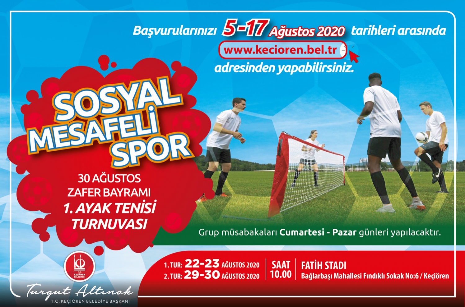 zafer bayrami 1 inci ayak tenisi