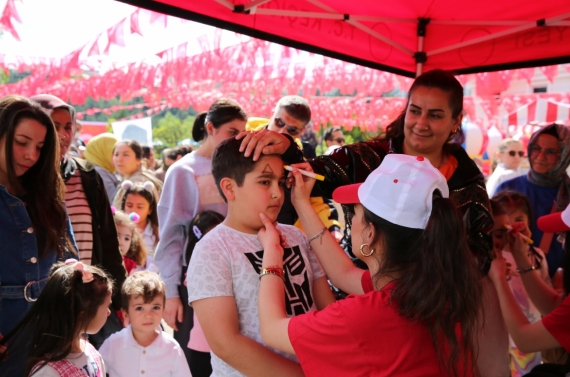 23 Nisan Kutlamaları “Eğlenceli Pazar Etkinliği” ile başladı