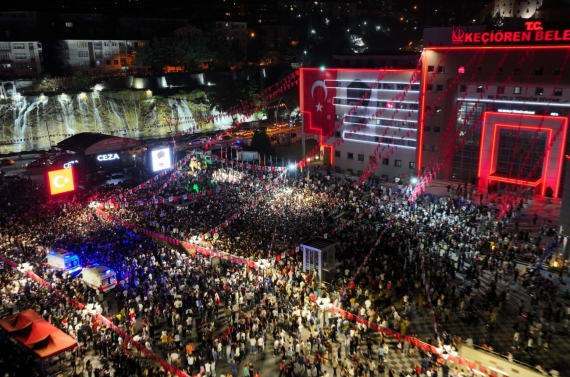 30 Ağustos Zafer Bayramı Keçiören’de Zafer Yürüyüşü ve Ceza konseriyle taçlandı