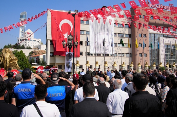 30 Ağustos Zaferi anısına çelenk bırakıldı