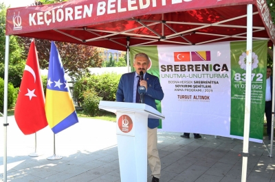 SREBRENİTSA KATLİAMI KEÇİÖREN’DE ANILDI