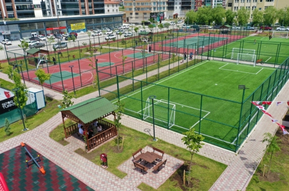 Ahmet Mergen Park ve Spor Tesisi  hizmete açıldı