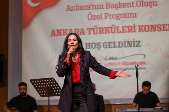 Ankara’nın başkent oluşunun yıl dönümü türkülerle kutlandı