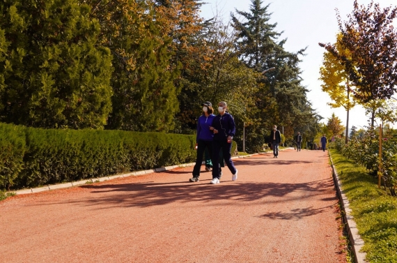 Atatürk Botanik Bahçesi sonbaharı selamlıyor
