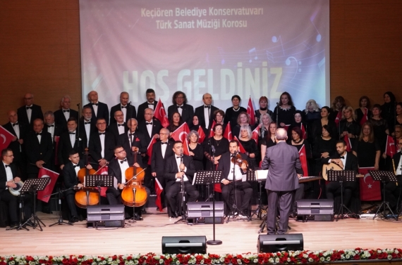 Atatürk’ün sevdiği eserlerle Cumhuriyet coşkusu yaşandı