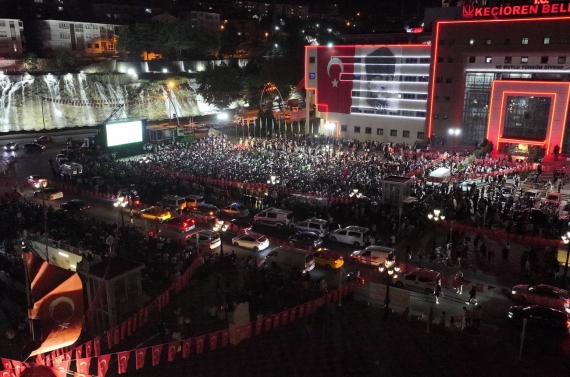 Ay Yıldızlı galibiyet dev ekranda