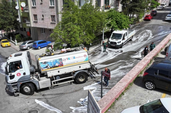 Bahar temizliğiyle pırıl pırıl Keçiören