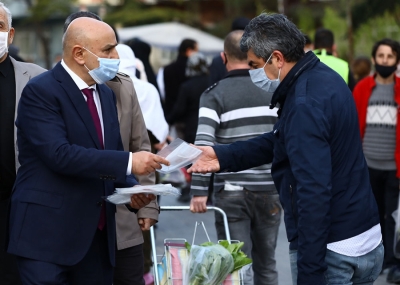 Başkan Altınok: 100 bin adet maske dağıttık