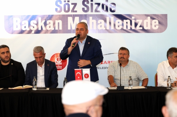 Başkan Özarslan, 19 Mayıs Mahallesi sakinleriyle buluştu