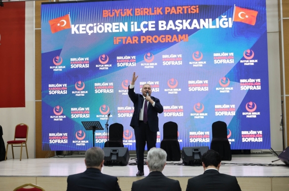 Başkan Özarslan, BBP tarafından düzenlenen iftar programına katıldı