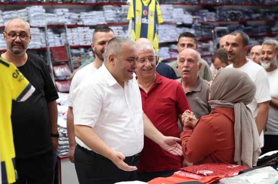 Başkan Özarslan, Osmanlı Halk Pazarı esnafıyla buluştu