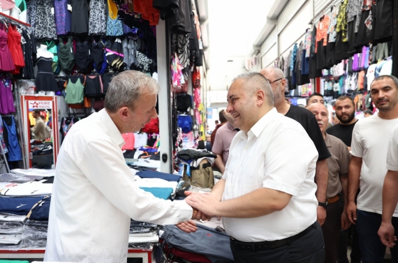 Başkan Özarslan, Osmanlı Halk Pazarı esnafıyla buluştu