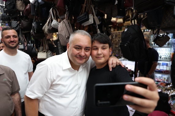Başkan Özarslan, Osmanlı Halk Pazarı esnafıyla buluştu
