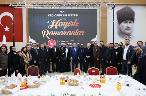 Başkan Özarslan, ramazanın ilk iftarını şehit aileleri ve gazilerle yaptı