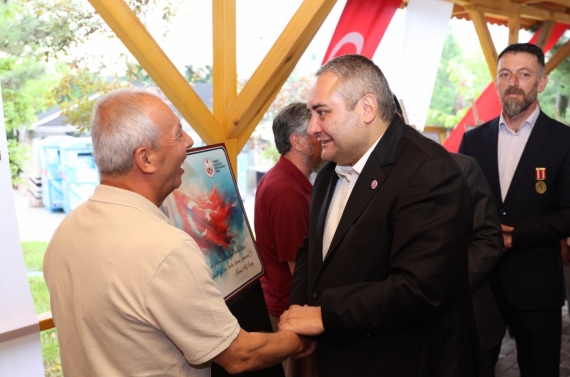 Başkan Özarslan, şehit babaları ve gazilerle Babalar Günü programında buluştu