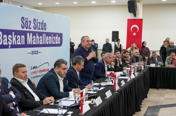 Başkan Özarslan İncirli Mahallesi’nde vatandaşla buluştu