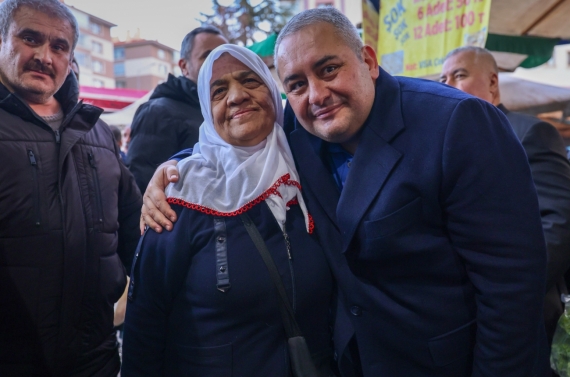 Başkan Özarslan’dan Ayvalı Semt Pazarı’na ziyaret