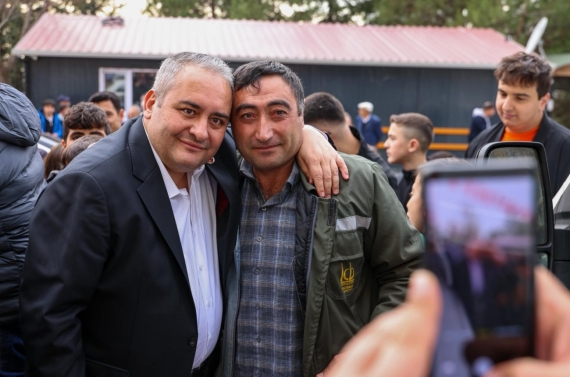 Başkan Özarslan’dan Özel Halk Otobüsü şoförlerine ziyaret