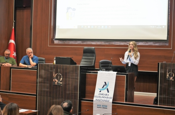 Belediye personeline sağlıklı yaşam semineri