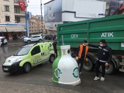 Bir yılda 21 bin 600 ton geri dönüştürülebilir atık toplandı