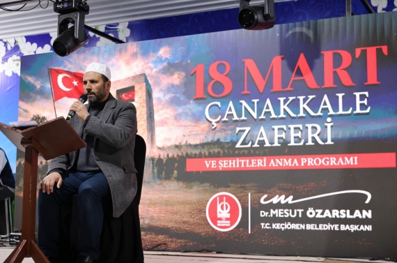Çanakkale Zaferi’nin yıl dönümünde Keçiören’de şehitler dualarla anıldı