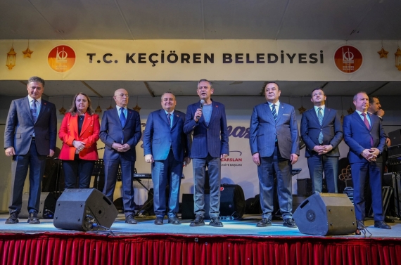 CHP Genel Başkanı Özel Keçiören’de iftar yaptı