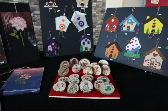 Çocuk Eğitim Merkezi öğrencilerinden Sanatsal Yolculuk Sergisi