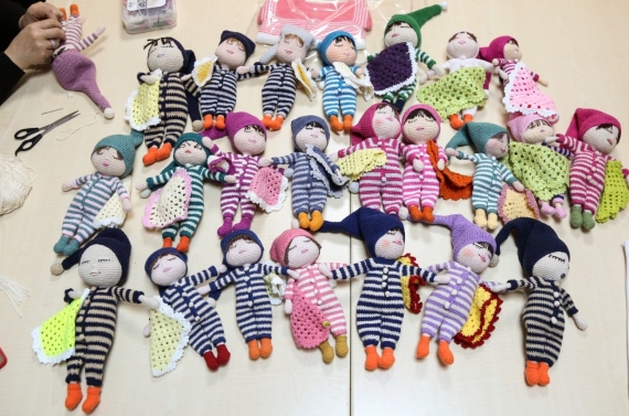 Depremzede kadınlar için amigurumi etkinliği