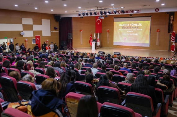 Keçiören, kadına yönelik şiddete karşı ses yükseltti