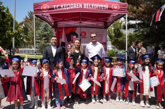 Keçiören Belediyesi Çocuk Gelişim Merkezlerinde mezuniyet coşkusu