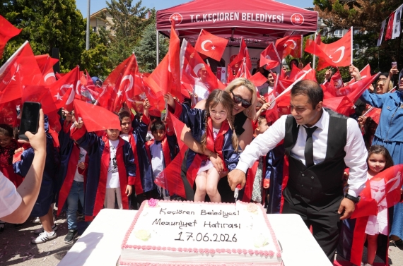 Keçiören Belediyesi Çocuk Gelişim Merkezlerinde mezuniyet coşkusu