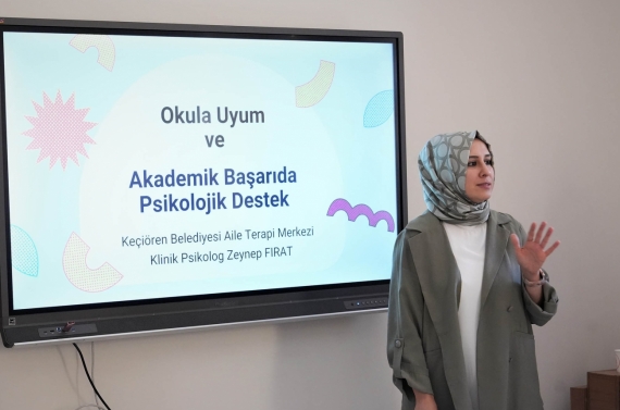Keçiören Belediyesi`nden velilere `Okula Uyum` semineri