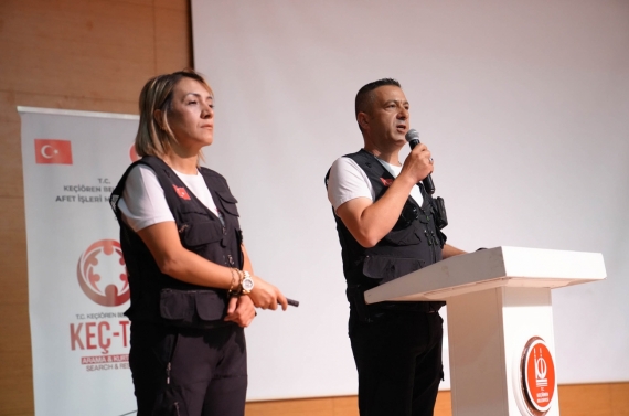 Keçiören Belediyesi personeline `Afet Farkındalık Ve Yangınla Mücadele Eğitimi`