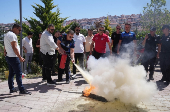 Keçiören Belediyesi personeline afet ve yangın eğitimi