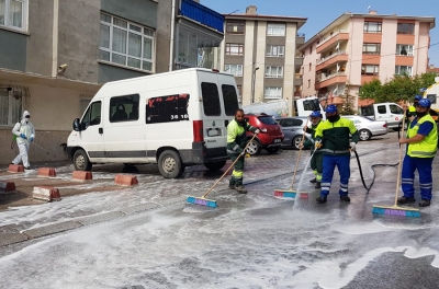 Keçiören Belediyesi sokağa çıkma kısıtlamasını fırsata çevirdi