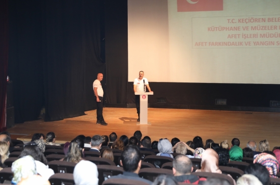 Keçiören Belediyesi’nden afet ve yangın eğitimi