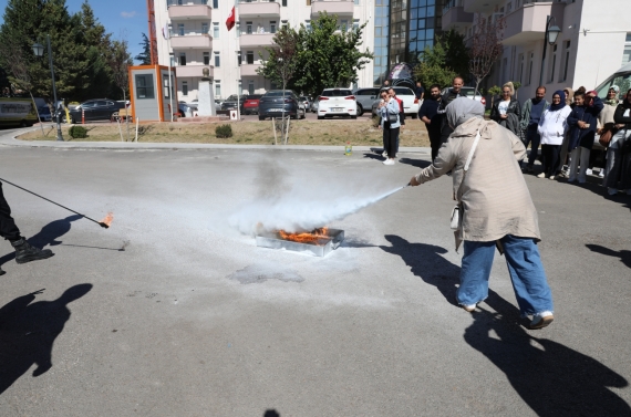 Keçiören Belediyesi’nden afet ve yangın eğitimi
