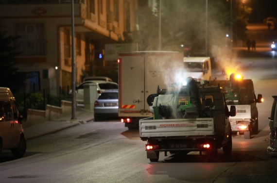 Keçiören Belediyesi’nden çevre ilaçlama seferberliği