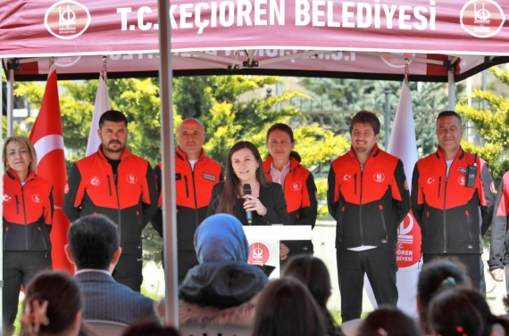 Keçiören Belediyesi’nden çocuklara hayat kurtaran afet eğitimi