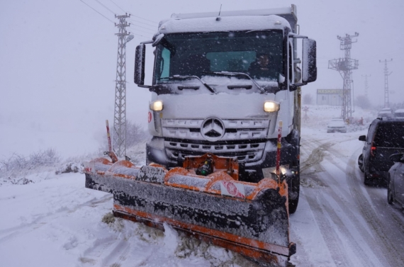 Keçiören Belediyesi’nden karla mücadele seferberliği