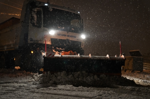 Keçiören Belediyesi’nden karla mücadele seferberliği