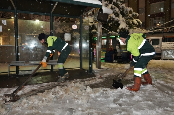 Keçiören Belediyesi’nden karla mücadele seferberliği