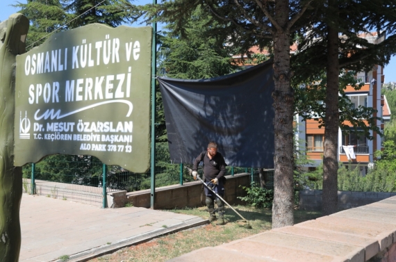 Keçiören`deki parklarda kapsamlı çalışma devam ediyor