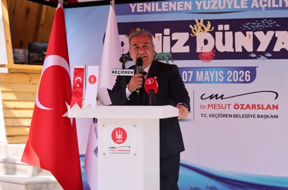 Keçiören Deniz Dünyası yenilenen yüzüyle yeniden hizmette