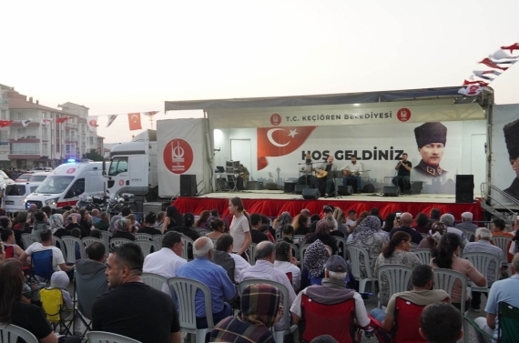 Keçiören’de yaz konserleri coşkusu yaşanıyor