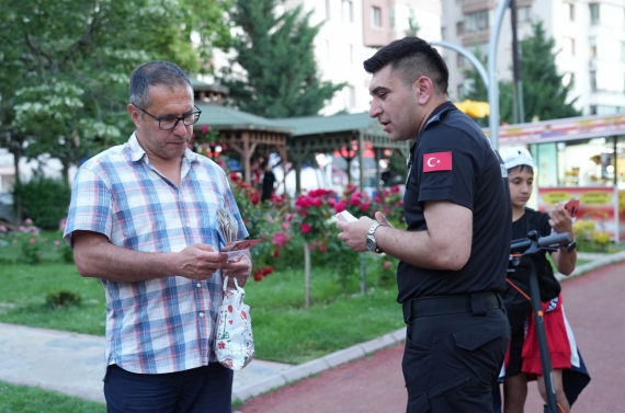 Keçiören Zabıtası vatnadaşın huzur ve güvenliği için 7/24 sahada