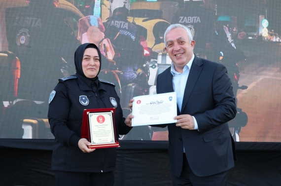 Keçiören Zabıtasına başarı belgesi